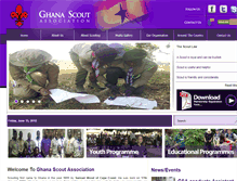 Tablet Screenshot of ghanascout.org